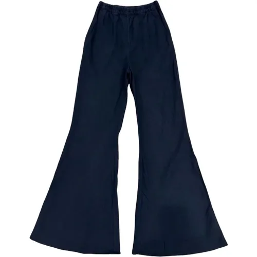 Linen Flared Pants High Waist , female, Sizes: S, L, XS - SoSUE - Modalova