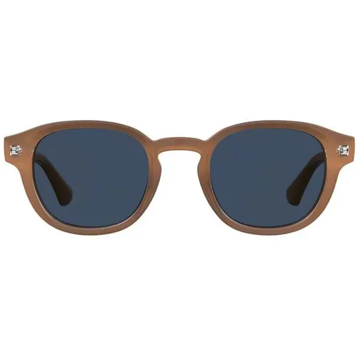 Trendige Runde Sonnenbrille Blaue Gläser , unisex, Größe: 49 MM - Havaianas - Modalova