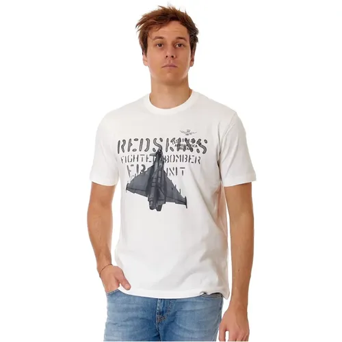 Militäraviatik Gedenk-T-Shirt , Herren, Größe: L - aeronautica militare - Modalova