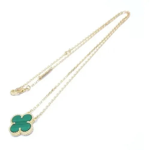 Pre-owned Gold necklaces , female, Sizes: ONE SIZE - Van Cleef & Arpels Pre-owned - Modalova