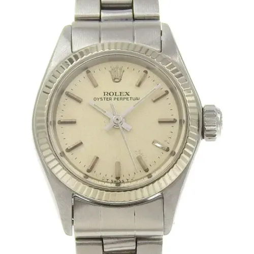 Pre-owned Gold watches , female, Sizes: ONE SIZE - Rolex Vintage - Modalova