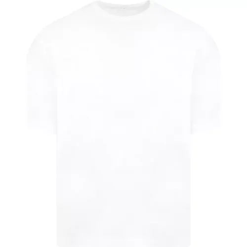 Weißes Baumwoll-Crew-Neck-T-Shirt , Herren, Größe: M - The Row - Modalova