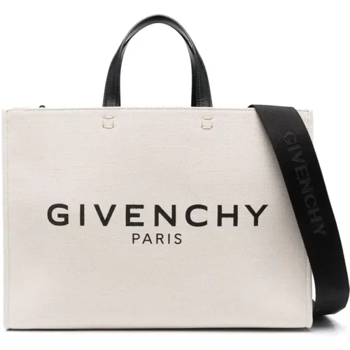 Logo Print Canvas Tote Tasche,Tote Bags - Givenchy - Modalova