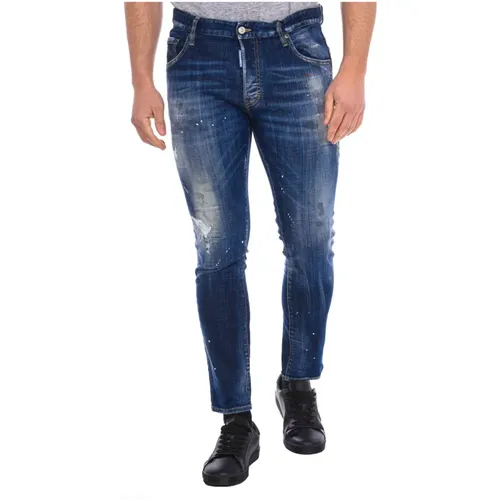 Straight Cut Long Pants , male, Sizes: S, 3XL, XL - Dsquared2 - Modalova