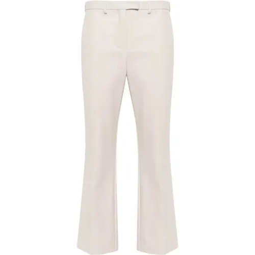 Elasticized Trousers with Details , female, Sizes: L, XL - Max Mara - Modalova