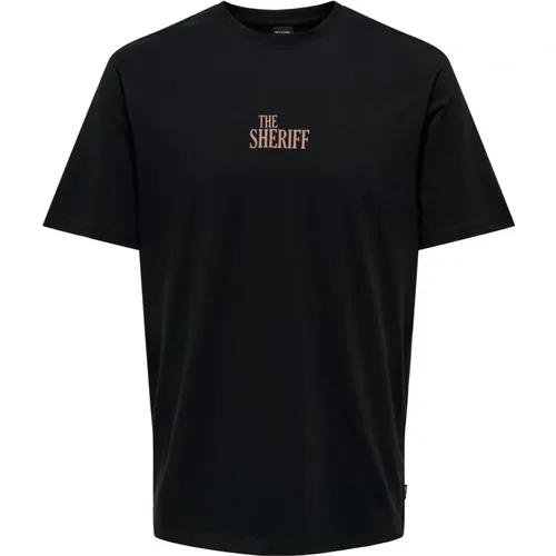 NFL Celebrity Life T-Shirt , Herren, Größe: XL - Only & Sons - Modalova