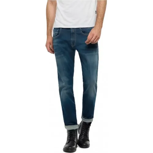 Herren Slim-Fit Hyperflex Jeans - Replay - Modalova