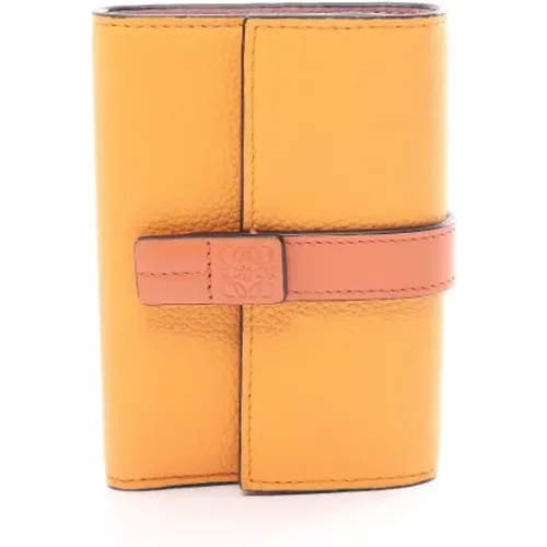 Pre-owned Leather wallets , female, Sizes: ONE SIZE - Loewe Pre-owned - Modalova