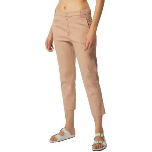 Slim-fit Trousers , female, Sizes: S, XS - Dondup - Modalova