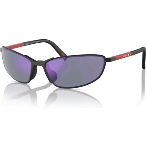 Modern Square Sunglasses with Metal Details , male, Sizes: 60 MM - Prada - Modalova