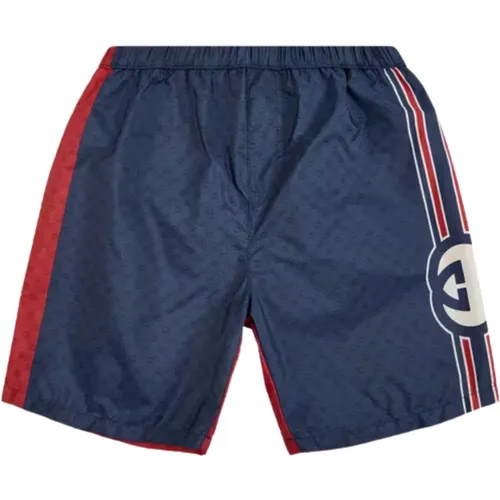 Blaues Meer Kinder Boxer Badebekleidung - Gucci - Modalova