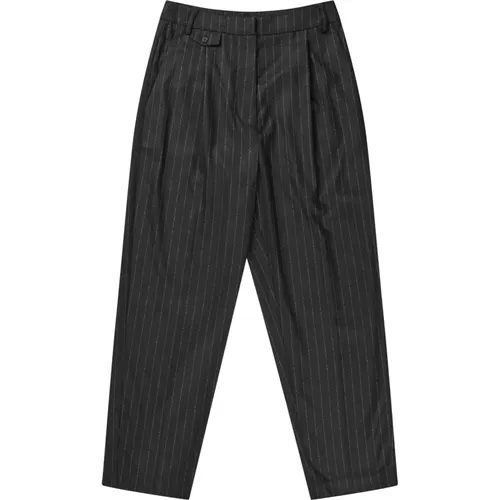 Pinstripe Edie Trousers , female, Sizes: XL, XS, 2XS, S, M - Munthe - Modalova