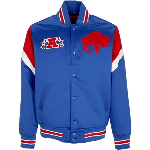 NFL Buffalo Bills Bomber Jacket , male, Sizes: XL, L - Mitchell & Ness - Modalova