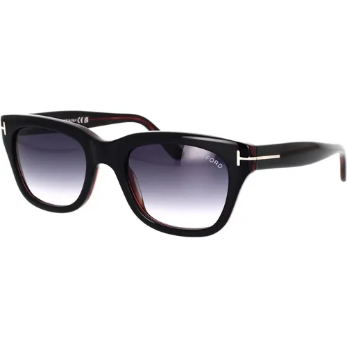 Quadratische Sonnenbrille graue Verlaufsgläser , unisex, Größe: 50 MM - Tom Ford - Modalova