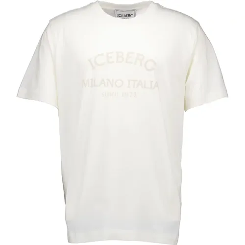 T-Shirts , male, Sizes: 2XL, M, S, L, XL - Iceberg - Modalova