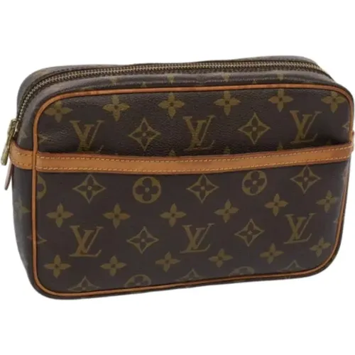 Pre-owned Canvas clutches , female, Sizes: ONE SIZE - Louis Vuitton Vintage - Modalova