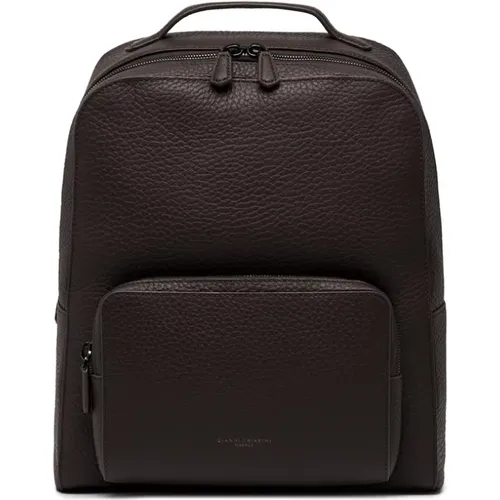 Minimal Design Leather Backpack , female, Sizes: ONE SIZE - Gianni Chiarini - Modalova