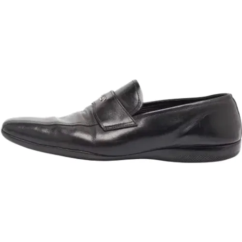 Pre-owned Leather flats , male, Sizes: 11 UK - Prada Vintage - Modalova