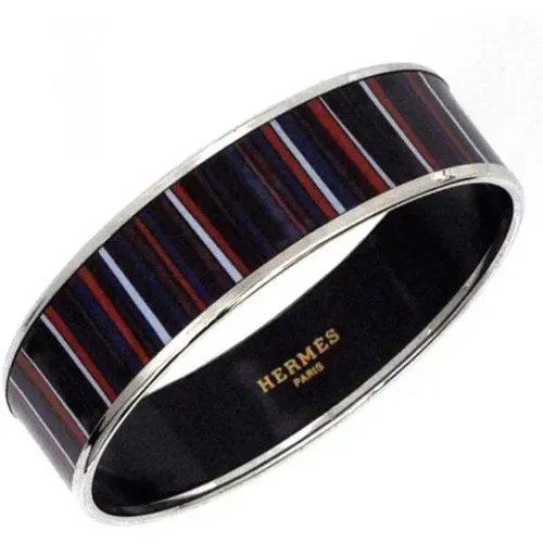 Pre-owned Navy Metal Hermès bracelet , female, Sizes: ONE SIZE - Hermès Vintage - Modalova