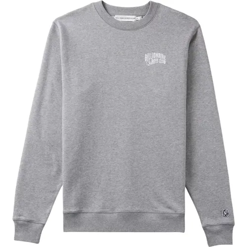Arch Logo Sweatshirt in Heather Grey , male, Sizes: XL, M, L, S - Billionaire Boys Club - Modalova