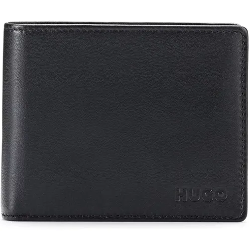 Subway Trifold Leather Wallet , male, Sizes: ONE SIZE - Hugo Boss - Modalova