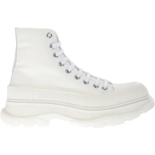 High Top Sneakers , female, Sizes: 9 UK, 3 UK, 9 1/2 UK, 8 1/2 UK, 6 UK, 8 UK, 4 UK, 7 1/2 UK, 7 UK, 5 UK, 2 UK, 4 1/2 UK, 10 UK - alexander mcqueen - Modalova