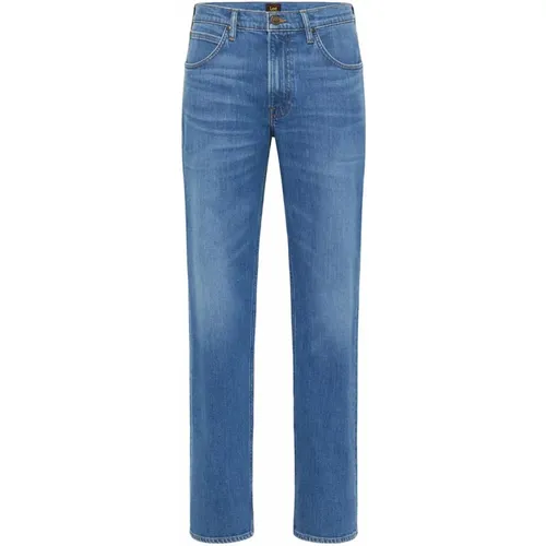 Gerades Jeans , Herren, Größe: W28 L32 - Lee - Modalova