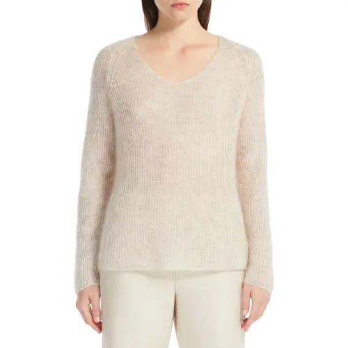 Beiger Mohair Pullover Raglanärmel - Max Mara - Modalova