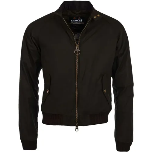 Steve McQueen™ Merchant Wachsjacke , Herren, Größe: M - Barbour - Modalova