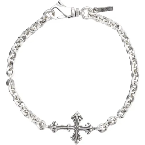 Cross Bracelet for Stylish Look , female, Sizes: M, S - Emanuele Bicocchi - Modalova