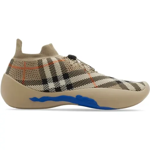 Multicolour Nova Check Sneaker , male, Sizes: 10 UK, 4 UK, 2 UK - Burberry - Modalova