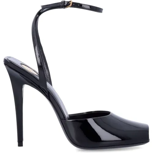 Closed Toe Stiletto Sandals , female, Sizes: 5 UK, 3 UK, 4 UK, 6 UK - Saint Laurent - Modalova