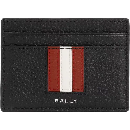 Leather Card Holder Wallet , male, Sizes: ONE SIZE - Bally - Modalova