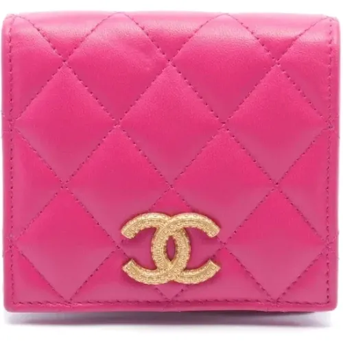 Pre-owned Leather wallets , female, Sizes: ONE SIZE - Chanel Vintage - Modalova