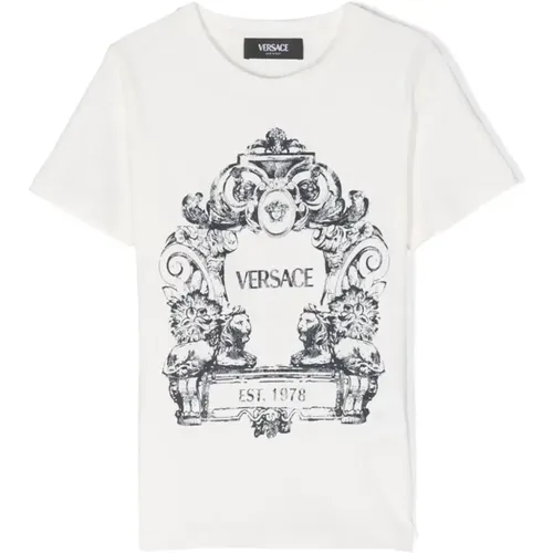 Kinder Print T-shirt Versace - Versace - Modalova