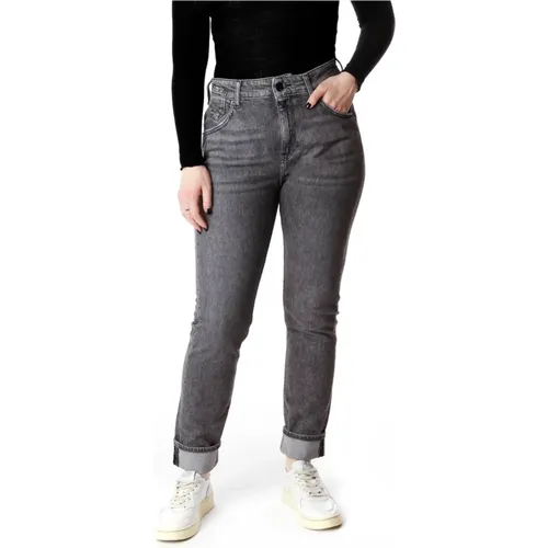 Marty Slim Boyfriend Mid Waist Jeans , Damen, Größe: W26 L32 - Replay - Modalova