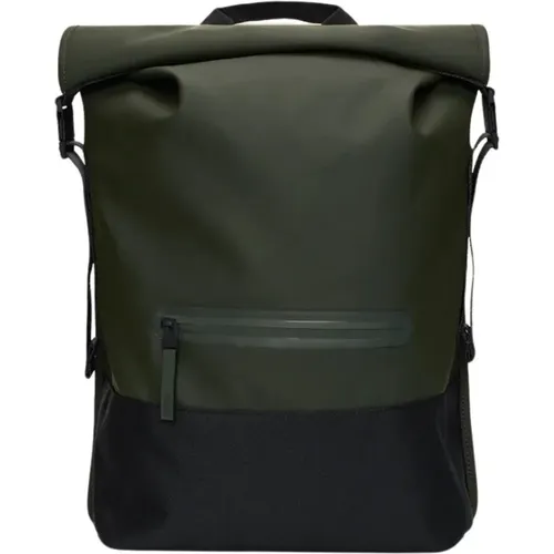 Sporty Trail Rolltop Backpack , unisex, Sizes: ONE SIZE - Rains - Modalova