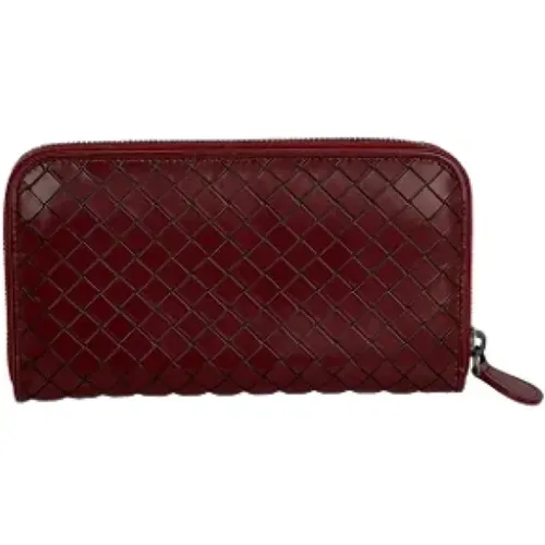 Pre-owned Leather clutches , female, Sizes: ONE SIZE - Bottega Veneta Vintage - Modalova