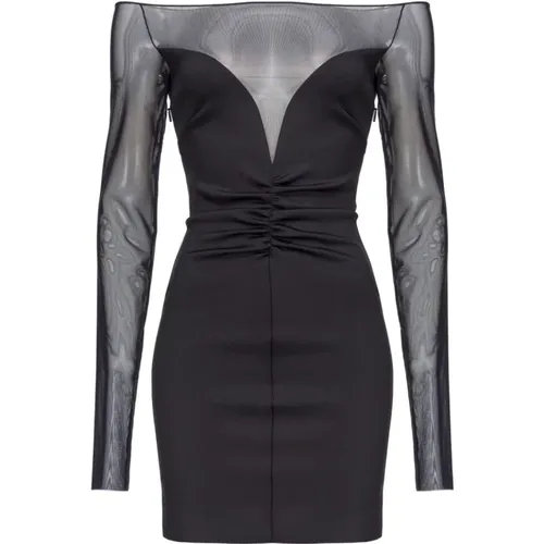 Elegantes Schwarzes Kleid , Damen, Größe: M - pinko - Modalova