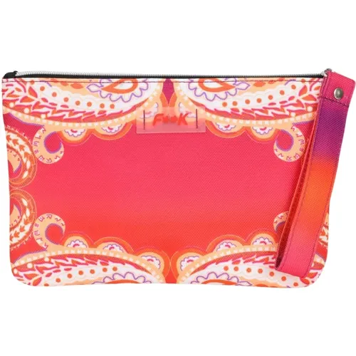 Pink Sunrise Mini Clutch Bag , female, Sizes: ONE SIZE - F**k - Modalova