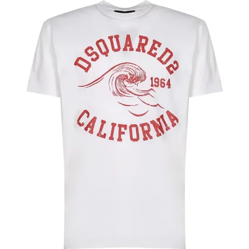 Logo T-Shirt , Herren, Größe: S - Dsquared2 - Modalova