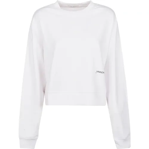 Sweatshirts,Luxuriöser Nero Sweatshirt,Kurzer Pullover - Hinnominate - Modalova