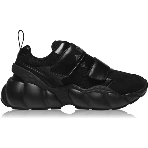 Chunky Sole Sneakers , male, Sizes: 9 UK - MCM - Modalova