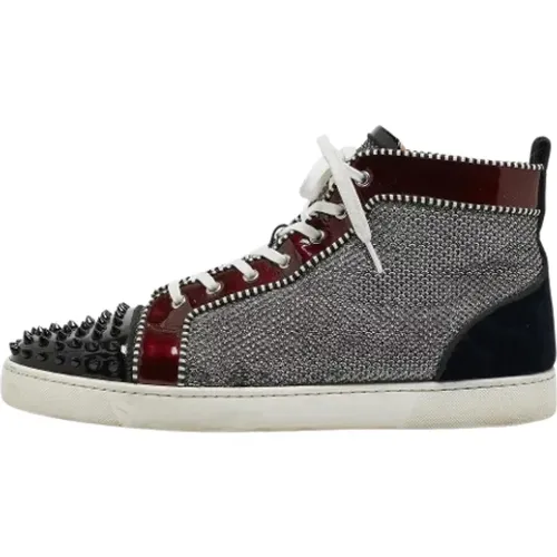 Pre-owned Leather sneakers , male, Sizes: 6 UK - Christian Louboutin Pre-owned - Modalova