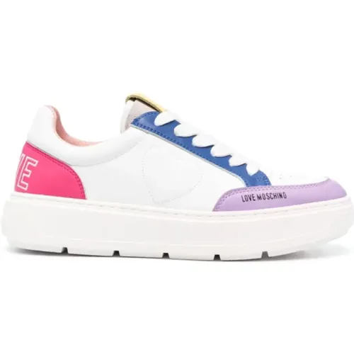 Colorful Sneakers , female, Sizes: 7 UK, 4 UK, 3 UK, 5 UK - Love Moschino - Modalova