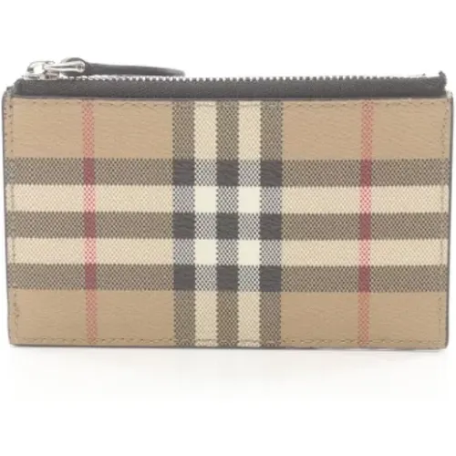 Pre-owned Canvas wallets , female, Sizes: ONE SIZE - Burberry Vintage - Modalova