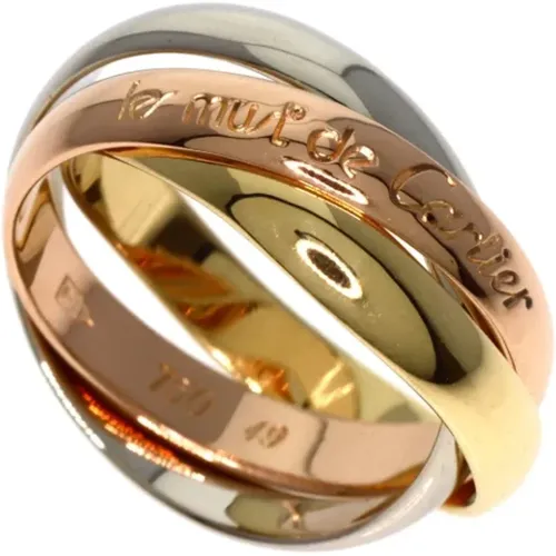 Pre-owned Gold rings , female, Sizes: ONE SIZE - Cartier Vintage - Modalova