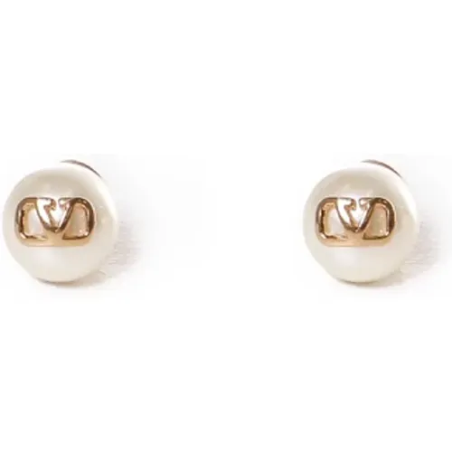 Pearl Bijoux Earrings Pin Closure Italy , female, Sizes: ONE SIZE - Valentino Garavani - Modalova