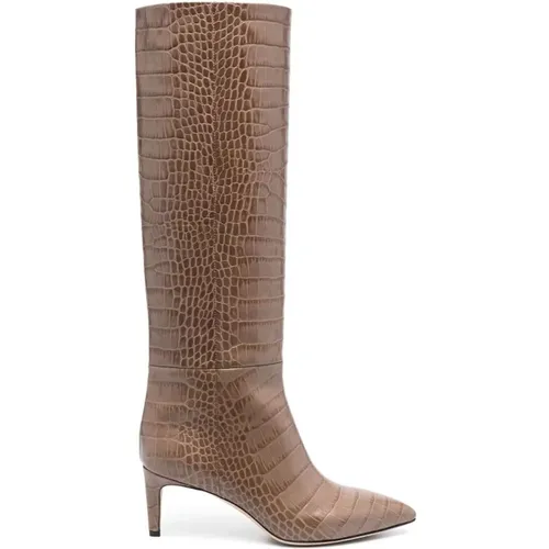 Eleganter Brauner Stiletto-Stiefel,High Boots - Paris Texas - Modalova