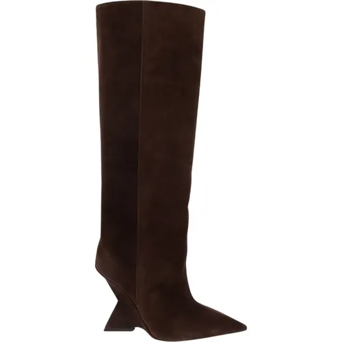 Cheope wedge boots , female, Sizes: 4 UK, 6 UK, 3 UK - The Attico - Modalova